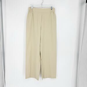 Ophelia Roe High Rise Wide Leg Linen Pants Size Medium